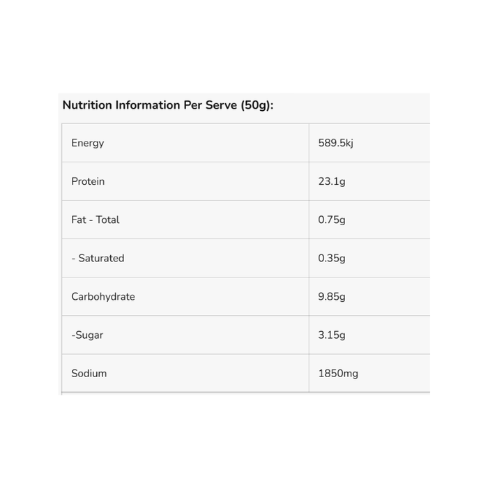 The Jerky Co - Great Southern Jerky - 50g