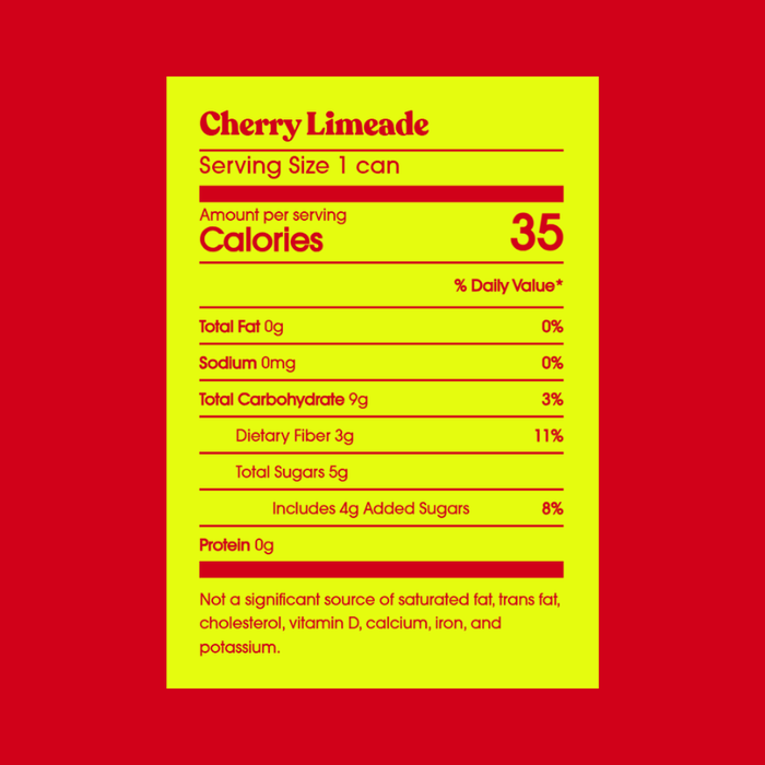 Poppi Cherry Limeade - 355mL