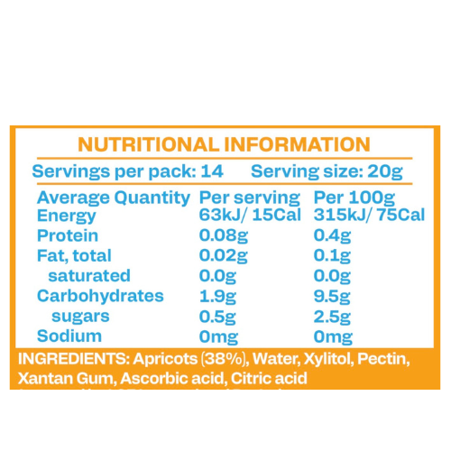 Low Carb Emporium No Added Sugar Apricot Jam - 280g