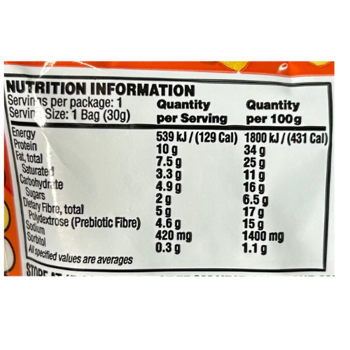 Bulk QUEST Cheese Crackers - Cheddar Blast - 30g x 8