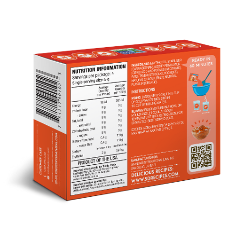 Simply Desserts Orange Jel Dessert - 20gm