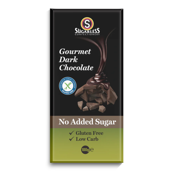 SUGARLESS CONFECTIONERY CO Dark Chocolate 100gm