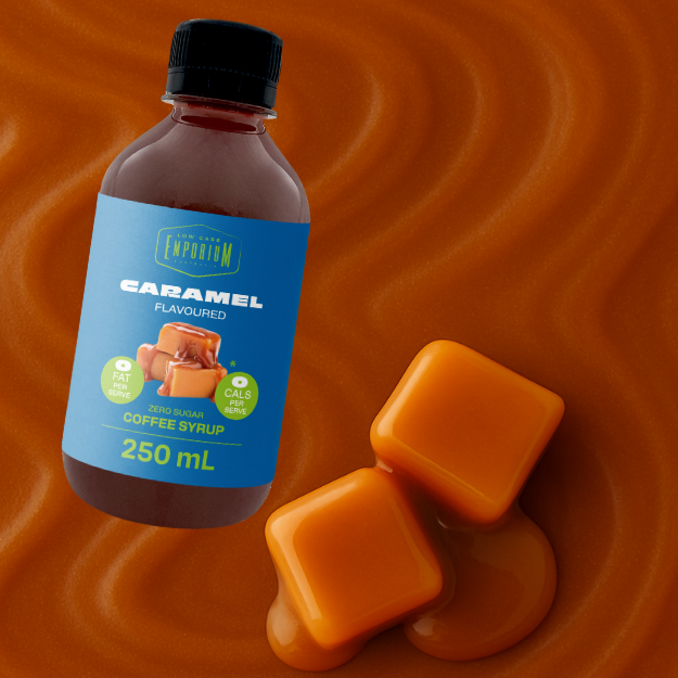 Low Carb Emporium Zero Sugar Syrup Twin Pack - Vanilla & Caramel - 250mL (25 serves) x 2