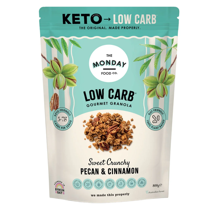 The Monday Food Co Sweet Cinnamon Pecan - Keto Granola - 300gm