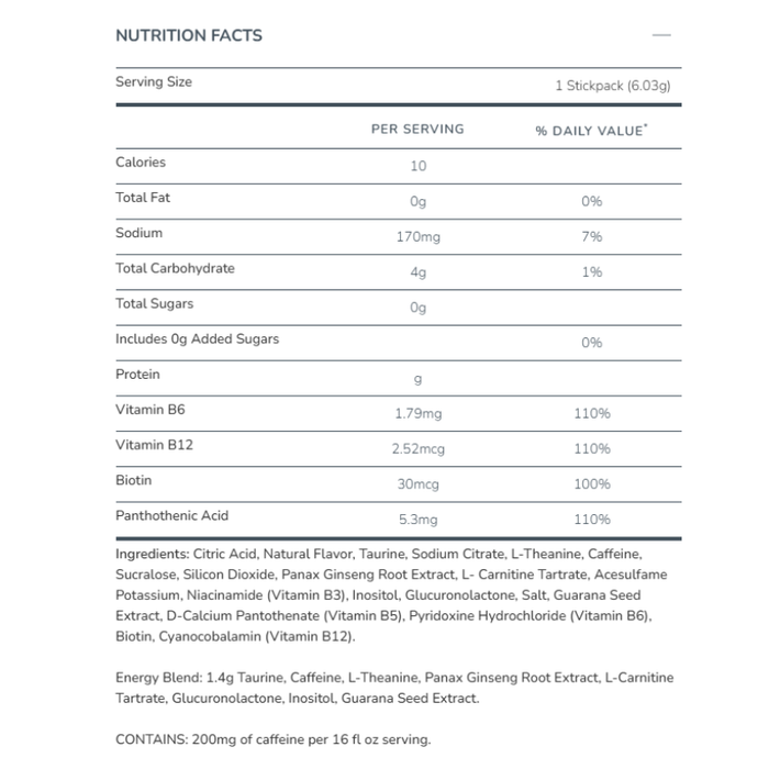 Alani Nu Energy - Juicy Peach Energy Sticks 10pk