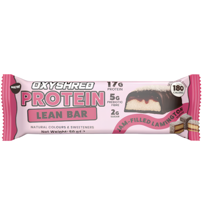 EHP LABS OxyShred Lean Protein Bar - Jam Lamington Flavour (50g)