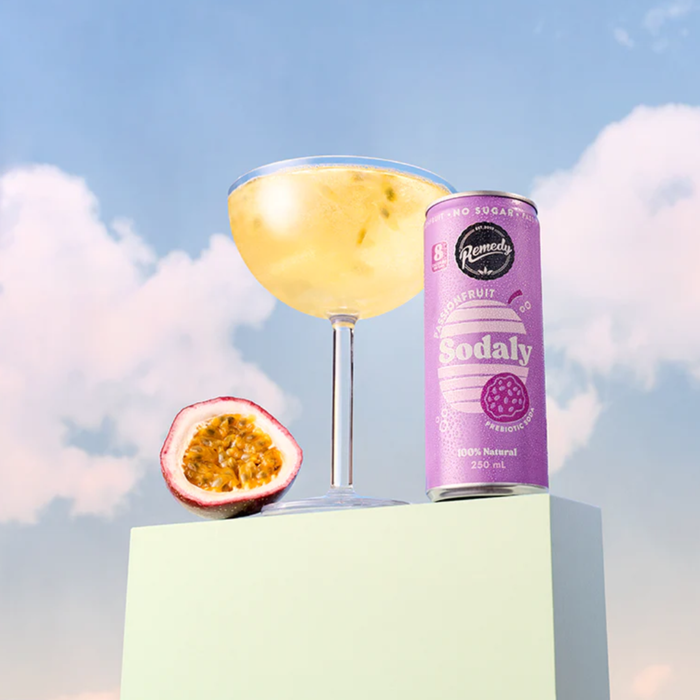 Remedy Sodaly Passionfruit 250mL