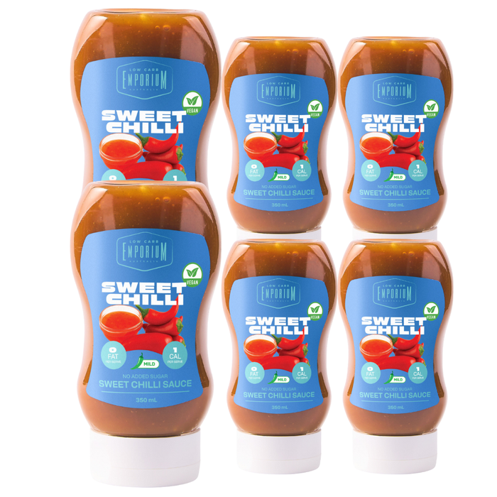 Bulk Low Carb Emporium No Added Sugar Sweet Chilli Sauce - 350mL x 6
