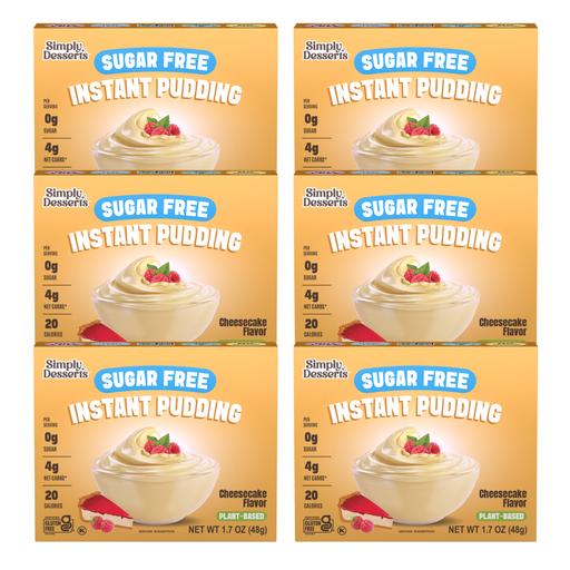 Bulk Simply Desserts Instant Pudding & Pie Filling - Cheesecake Flavour 48gm x 6 (case)