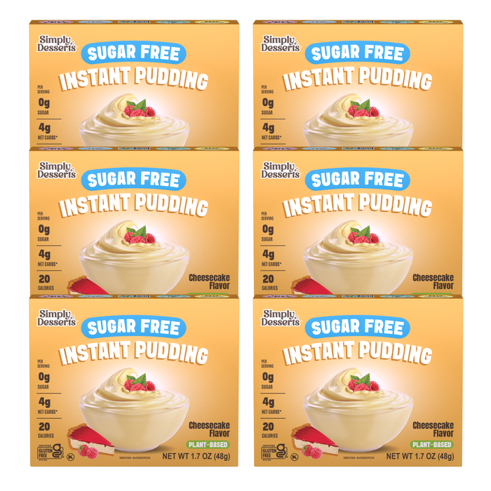 Bulk Simply Desserts Instant Pudding & Pie Filling - Cheesecake Flavour 48gm x 6 (case)