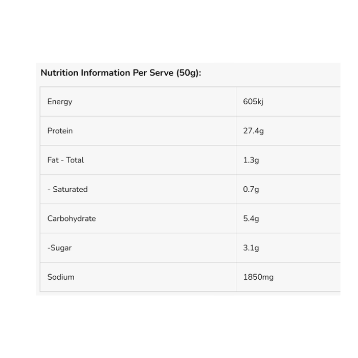 The Jerky Co - Traditional Jerky - 50g