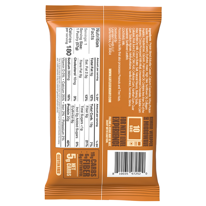 Legendary Foods S'mores Flavoured Protein Pastry - 61g