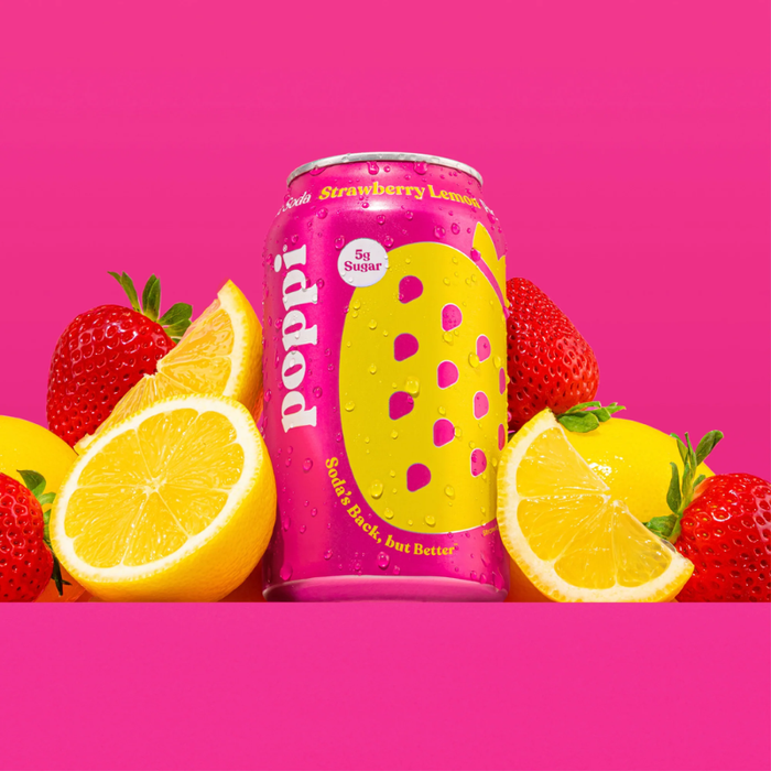 Poppi Strawberry Lemon - 355mL