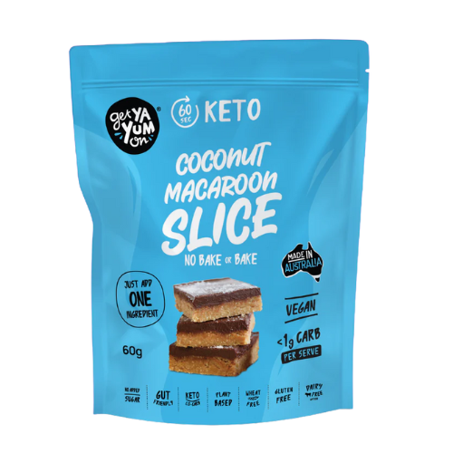 Get Ya Yum On Coconut Macaroon Slice - 60gm