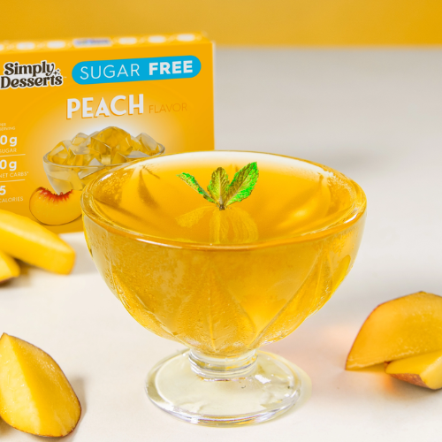 Simply Desserts Peach Jel Dessert - 20gm