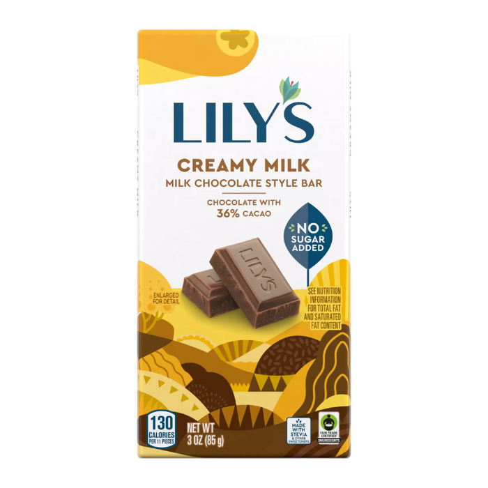 Lily's Creamy Milk Chocolate Style Bar