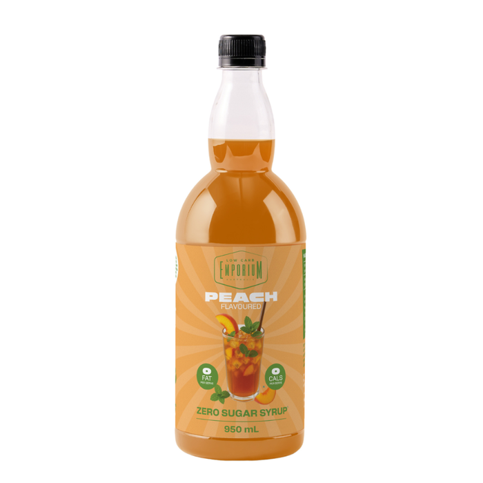 Low Carb Emporium Peach Flavoured Zero Sugar Syrup