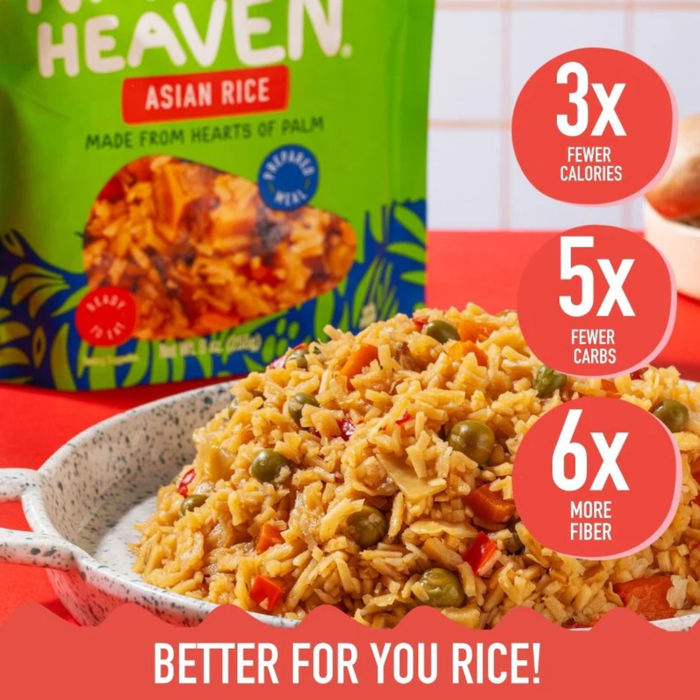 Natural Heaven Heart of Palm Asian Style Rice - 255g (net)