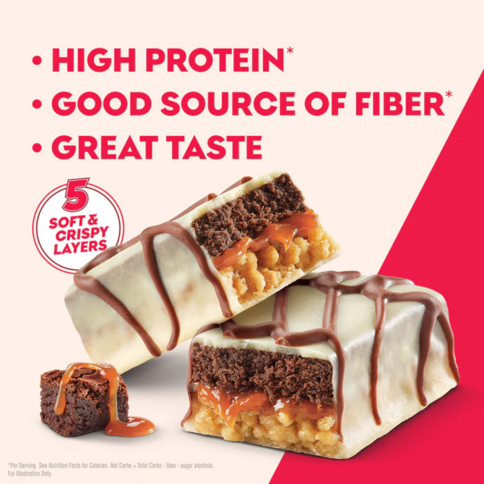 Atkins High Protein Bars - Brownie Delight - 4 bar pack (240g)