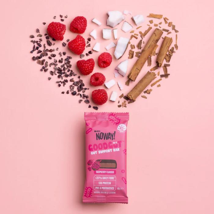 Noway Goodgut Bar - Raspberry Flavour - 40g