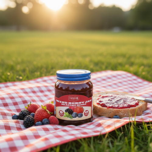 Low Carb Emporium No Added Sugar Mixed Berry Jam - 280g