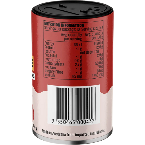 MINGLE Natural Seasoning Backyard BBQ Seasoning 50g