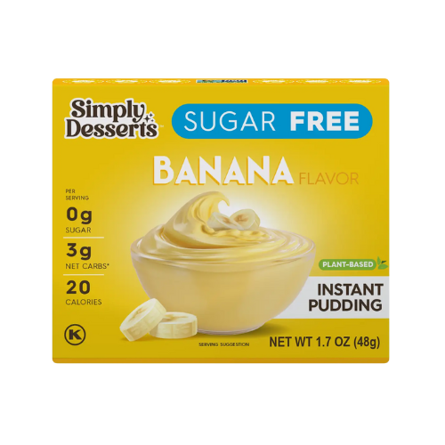 BULK Simply Desserts Instant Pudding & Pie Filling - Banana 48gm x 6 (case)