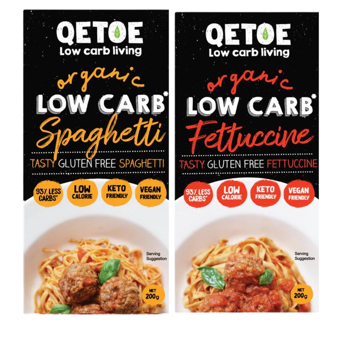Bulk Qetoe Sampler Pasta, Rice and Noodle 9-Pack