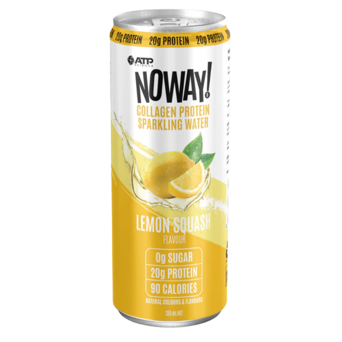 NOWAY Collagen Protein Sparkling Water - Lemon Squash (355ml)