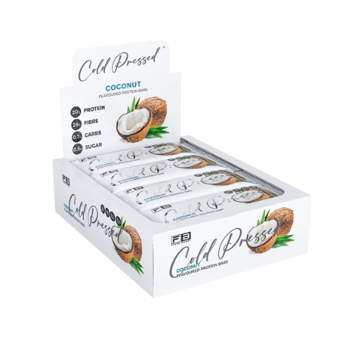 BULK Fibre Boost Cold Pressed Protein Bar - Coconut 60g x 12
