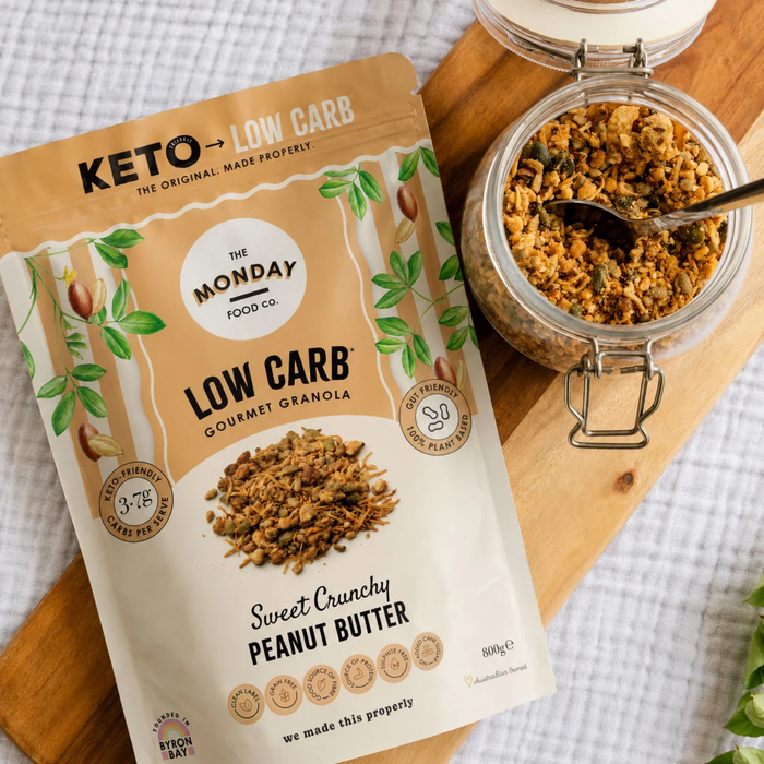 The Monday Food Co Crunchy Peanut Butter - Keto Granola - 800gm