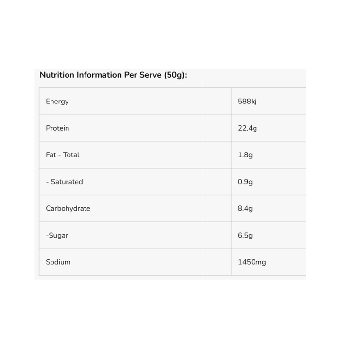 The Jerky Co - Texan Jerky - 50g