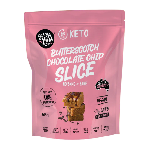 Get Ya Yum On Butterscotch Chocolate Chip Slice Mix - 65gm