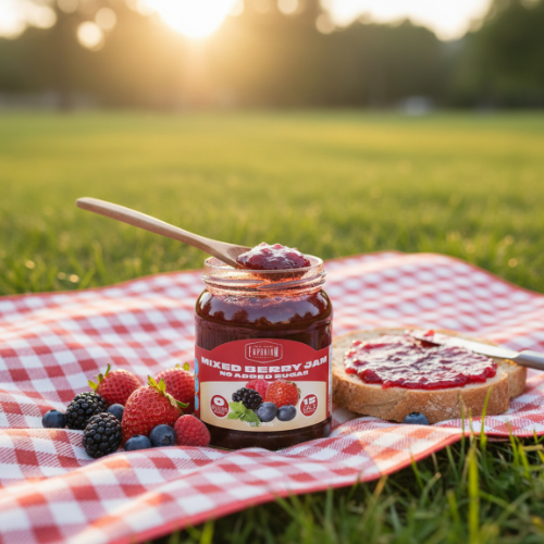 Low Carb Emporium No Added Sugar Mixed Berry Jam - 280g