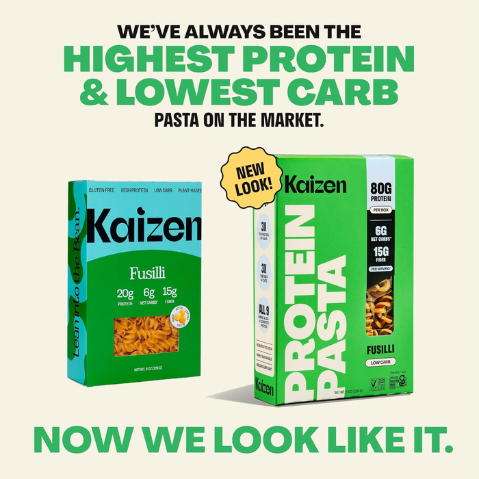 Kaizen Low Carb Protein Fusilli Pasta - 226g (4 serves)