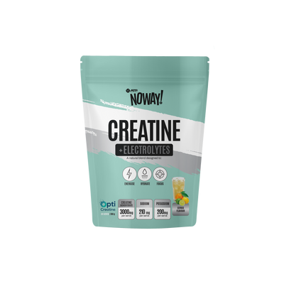 NOWAY Creatine + Electrolytes 180g Citrus Front of Pack