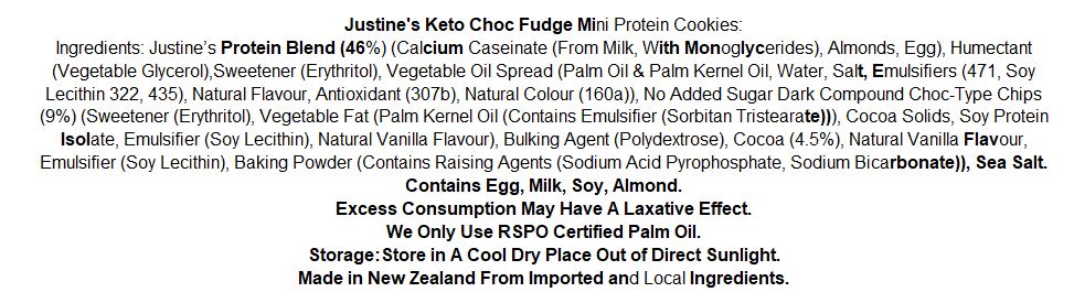 Justine's Keto Protein Cookies Gift Pack (10 x 25g)