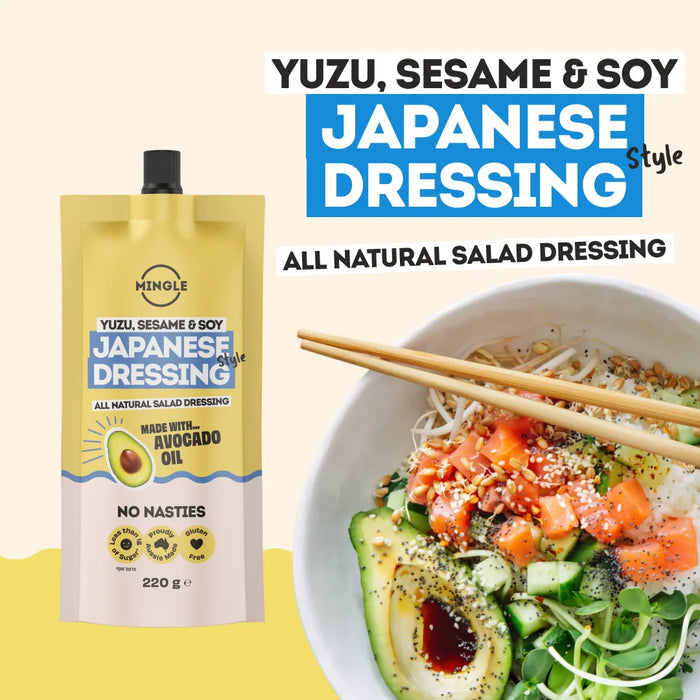 Mingle Yuzu Sesame & Soy Japanese Style Dressing - 220g