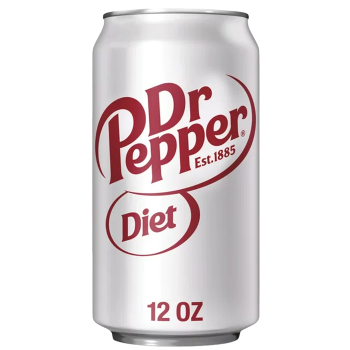 Dr Pepper - Diet (sugar free) 355mL - Instore Only - Best Before Aug 15th 2026