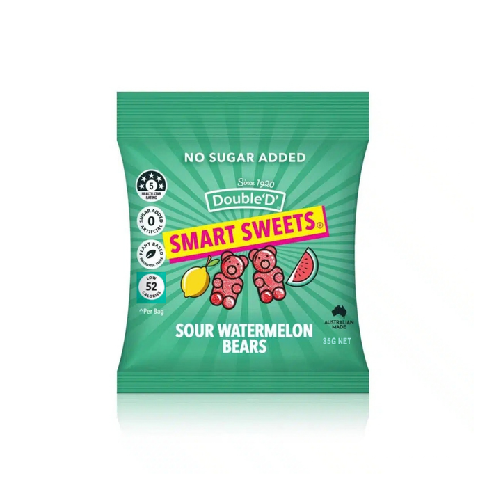 Double D Smart Sweets Sour Watermelon Bears 35g