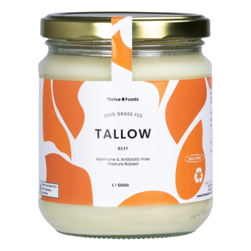 Thrive Foods 100% Grass Fed Tallow - 500mL