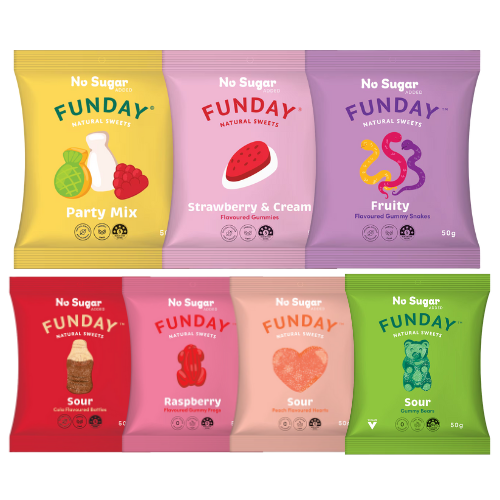 BULK Funday Sampler Pack - 7 Flavours x 50g