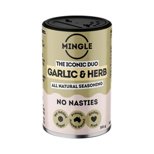 MINGLE Natural Seasoning Blend Garlic & Herb 50g