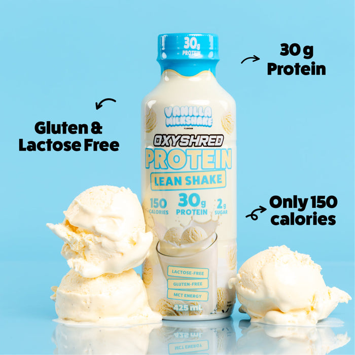 OxyShred Protein Lean Shake - Vanilla Milkshake nutritional information and product details