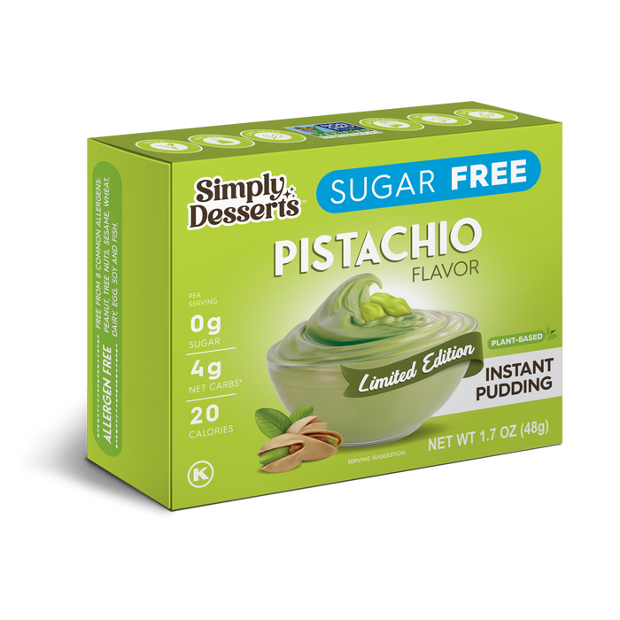 Bulk Simply Desserts Instant Pudding & Pie Filling - Pistachio 48gm x 6 (case)