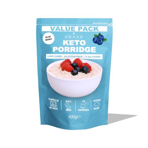 SNAXX Keto Porridge - Blueberry flavour - 400g