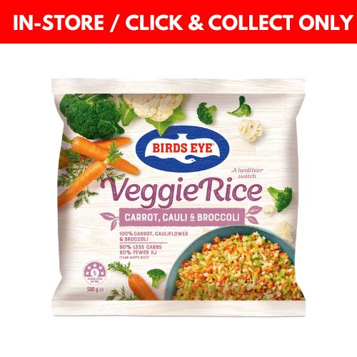 Birds Eye Veggie Rice Carrot, Cauli & Broccoli - 500g