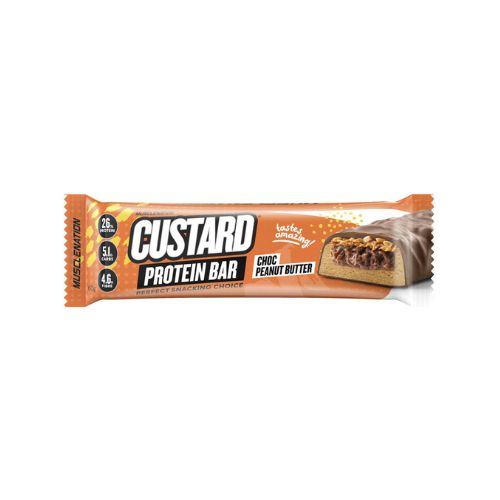 Muscle Nation Protein Custard Bar Choc Peanut Butter