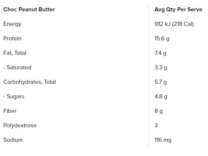 Muscle Nation Protein Custard Bar Choc Peanut Butter 60g