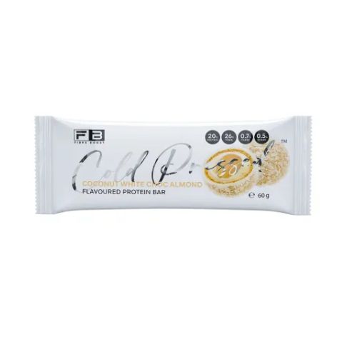 FIBRE BOOST Cold Pressed Protein Bar - Coconut White Choc Almond Flavour
